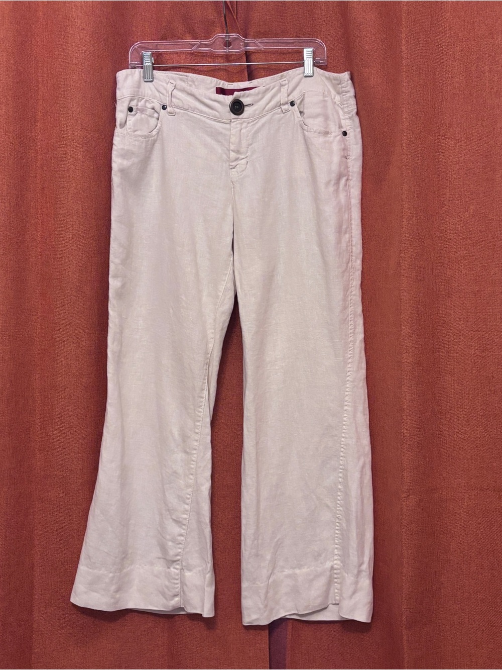 Level 99 Women's Light Beige Boot Cut Pants
